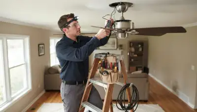 Ceiling fan repair service in Aurora, Colorado by On Call Electrical