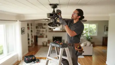 Ceiling fan repair service in Aurora, CO by On Call Electrical