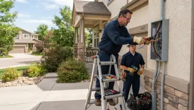 Electrician services in Aurora, Colorado by Cloverleaf Communications electricians