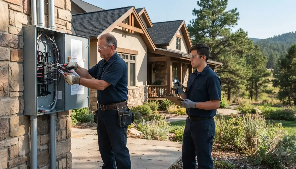 Electrician providing residential and commercial electrical services in Aurora, Colorado