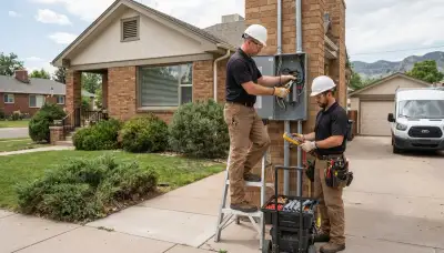 Electrician providing residential and commercial electrical services in Aurora, Colorado