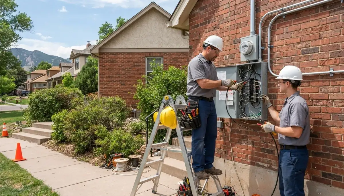 Electrician services for residential and commercial properties in Aurora, Colorado