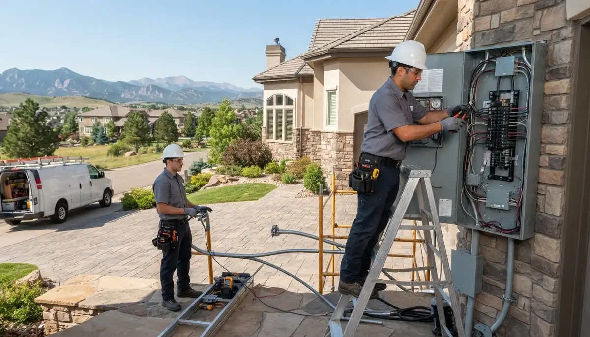 Electrician services in Aurora, Colorado by Cloverleaf Communications