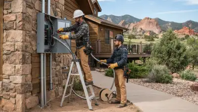 Electrician services in Aurora, Colorado from Cloverleaf Communications
