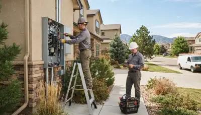 Electrician services in Aurora, Colorado by Cloverleaf Communications & Electric