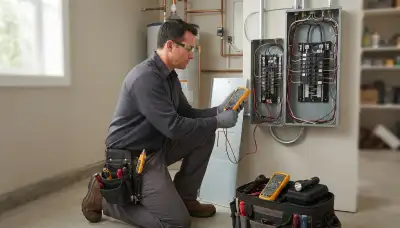 Home electrical inspection by a licensed electrician in Aurora, CO ос