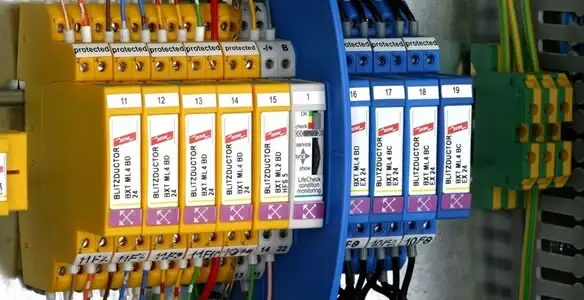 lightning surge protection equipment integrated into electrical system by certified electricians in Aurora, CO