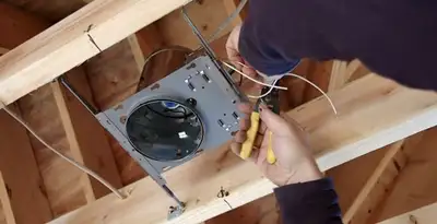 Professional recessed lighting installation with electrical wiring by licensed electricians in Aurora, CO