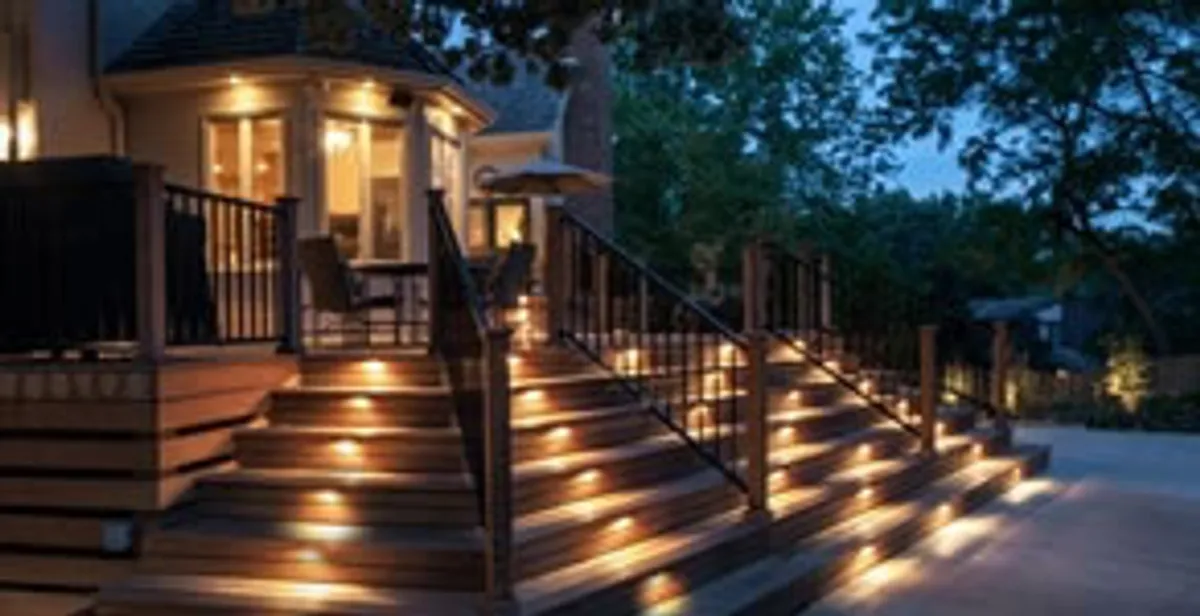 Residential electrician installing outdoor lighting for home safety in Aurora, CO
