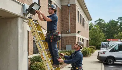 Security light installation and repair for Aurora, Colorado homes by On Call Electrical