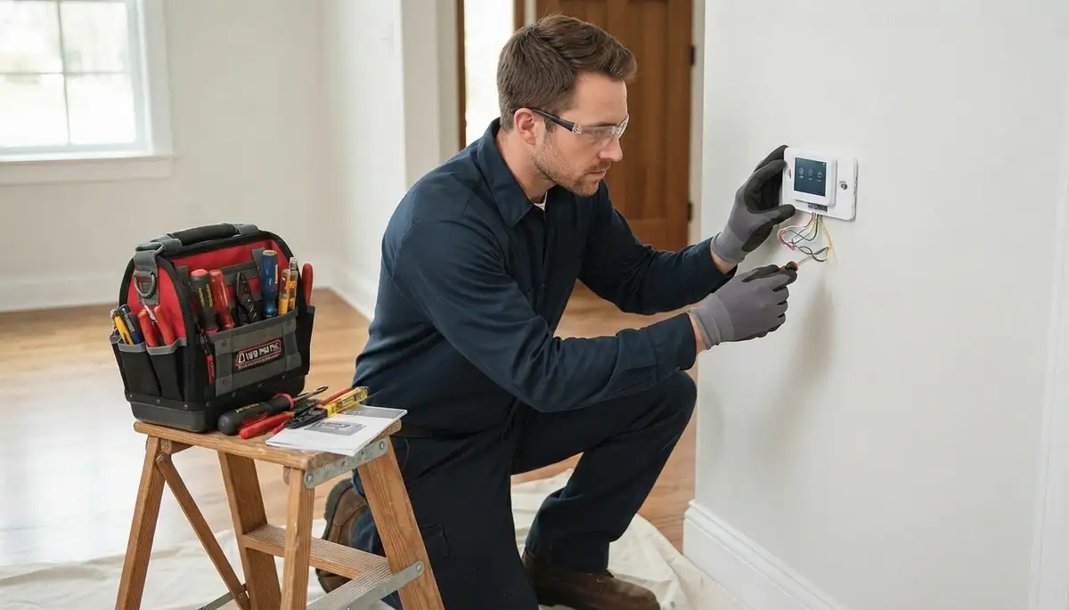 Thermostat installation service for an Aurora, Colorado home by On Call Electrical