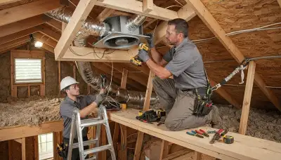 Whole house fan installation service for an Aurora, CO home by On Call Electrical